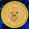 Samoyed Portrait #1 - 3" Small Embroidery Patch