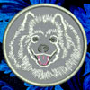 Samoyed Portrait #1 - 4" Medium Embroidery Patch