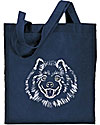 Samoyed Portrait #1 Embroidered Tote Bag #1