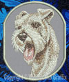 Schnauzer - BT2359 - 8" Extra Large Embroidery Patch