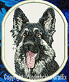 Shiloh Shepherd HD Portrait #1 10" Double Extra Embroidery Patch