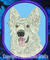 Shiloh Shepherd HD Portrait #2 - 8" Extra Large Embroidery Patch