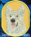 Shiloh Shepherd HD Portrait #2 - 4" Medium Size Embroidery Patch