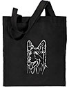 Shiloh Shepherd Portrait #1 Embroidered Tote Bag #1