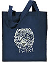 West Highland White Terrier Portrait #1 Embroidered Tote Bag #1