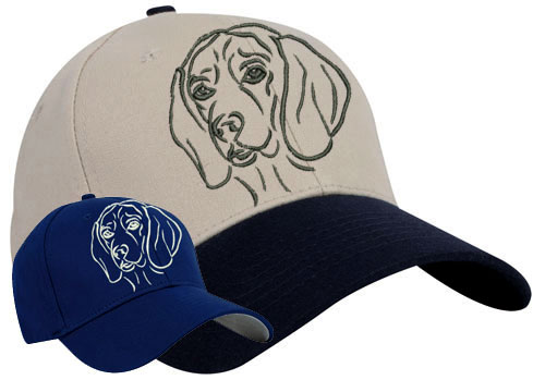 Beagle Portrait #1 Embroidered Hat #1 - Click Image to Close