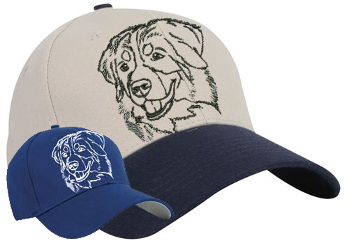 Bernese Mountain Dog Portrait #1 Embroidered Hat #1 - Click Image to Close