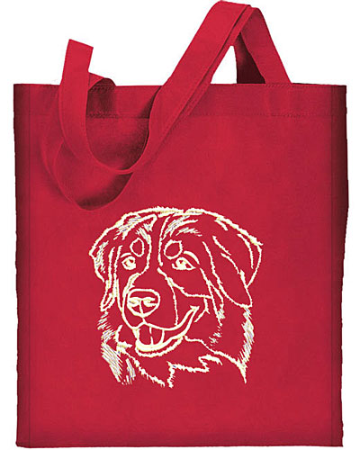 Bernese Mountain Dog Portrait #1 Embroidered Tote Bag #1 - Click Image to Close