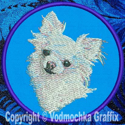 Chihuahua BT3989 - 7" Extra Large Embroidery Patch - Click Image to Close