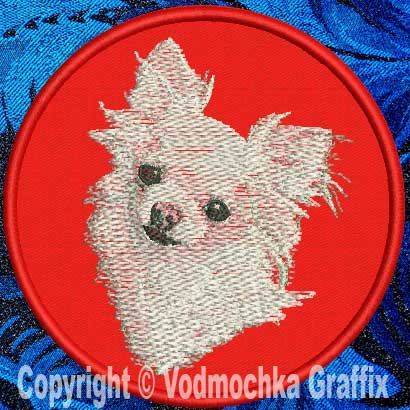 Chihuahua BT3989 - 7" Extra Large Embroidery Patch - Click Image to Close