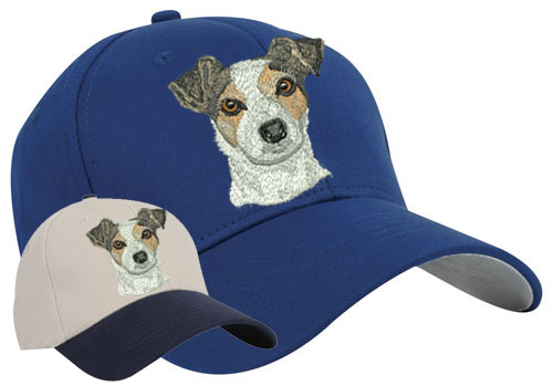 Jack Russell Terrier HD Portrait #1 Embroidered Hat #1 - Click Image to Close