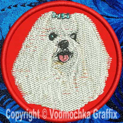 Maltese BT2290 - 3" Small Embroidery Patch - Click Image to Close