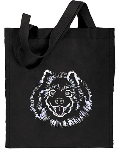 Samoyed Portrait #1 Embroidered Tote Bag #1 - Click Image to Close