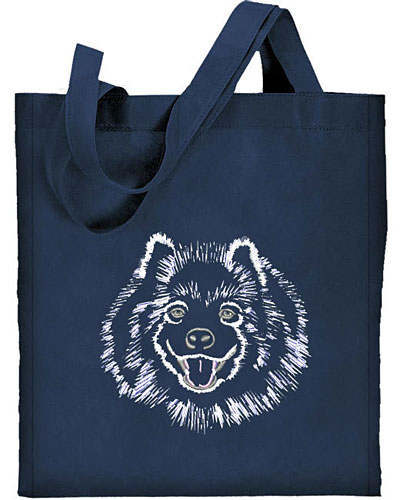 Samoyed Portrait #1 Embroidered Tote Bag #1 - Click Image to Close