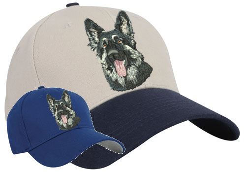 Shiloh Shepherd High Definition Portrait #1 Embroidered Hat #1 - Click Image to Close