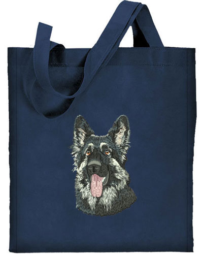 Shiloh Shepherd HD Portrait #1 Embroidered Tote Bag#1 - Click Image to Close