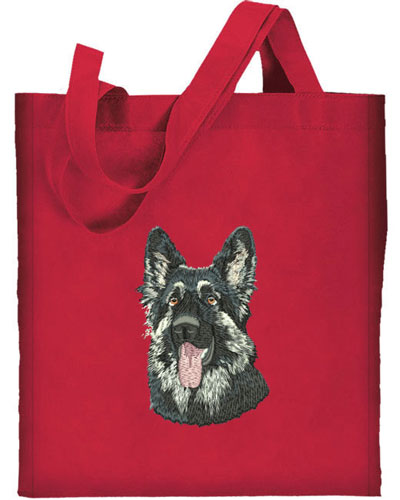 Shiloh Shepherd HD Portrait #1 Embroidered Tote Bag#1 - Click Image to Close