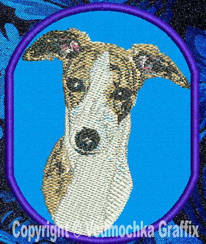 Whippet BT3413 - 4" Medium Embroidery Patch - Click Image to Close