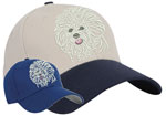 Bichon Frise Portrait #1 Embroidered Hat #1