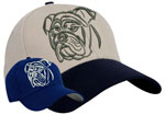 Bulldog Portrait #1 Embroidered Hat #1