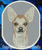 Chihuahua - BT3108 - 4" Medium Embroidery Patch