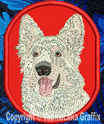 Shiloh Shepherd HD Portrait #2 - 8" Extra Large Embroidery Patch