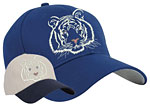 Tiger Portrait #2 - White Tiger Portrait Embroidered Hat #1