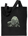 Gorilla HD Portrait #1 Embroidered Tote Bag#1