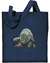 Gorilla HD Portrait #1 Embroidered Tote Bag#1