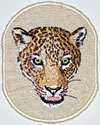 Jaguar HD Portrait #1 10" Double Extra Large Embroidery Patch