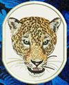 Jaguar HD Portrait #1 - 8" Extra Large Embroidery Patch