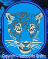 Jaguar Portrait #1 - 3" Small Embroidery Patch