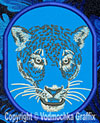 Jaguar Portrait #1 - 4" Medium Size Embroidery Patch