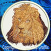 Lion HD Portrait #1 - 4" Embroidery Patch