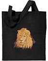 Lion HD Portrait #1 Embroidered Tote Bag #1