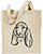 Basset Hound Embroidered Tote Bag #1 - Click for More Information