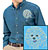 Bichon Frise Embroidered Mens Denim Shirt - Click for More Information