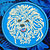 Bichon Frise Embroidery Patch - Blue