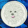 Bichon Frise Embroidered Patch for Bichon Frise Lovers - Click to Enlarge