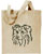 Border Collie Embroidered Tote Bag #1 - Click for More Information