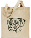 Boxer Embroidered Tote Bag for Boxer Lovers - Click to Enlarge