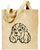 Cavalier King Charles Spaniel Embroidered Tote Bag #1 - Click for More Information