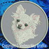 Chihuahua BT3989 Embroidered Patch for Chihuahua Lovers - Click to Enlarge