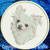 Chihuahua Embroidery Patch - White
