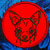 Chihuahua Embroidery Patch - Red