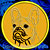 Black Mask Colored French Bulldog Portrait #2B Embroidery Patch - Gold