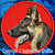 Dual Colored German Shepherd Embroidery Patch - Click for More Information