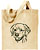 Golden Retriever Embroidered Tote Bag #1 - Click for More Information