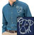 Jack Russell Terrier Portrait #2 Embroidered Mens Denim Shirt - Click for More Information