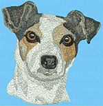 Jack Russell Terrier Portrait HD1 - Hign Definition Embroidery Design Picture by Vodmochka - Click to Enlarge